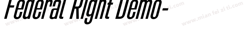 Federal Right Demo字体转换
